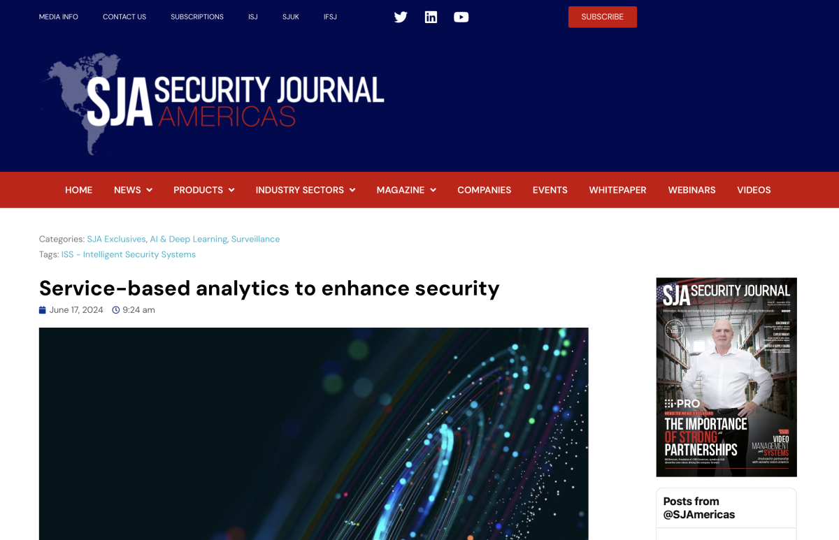 Service-Based Analytics to Enhance Security